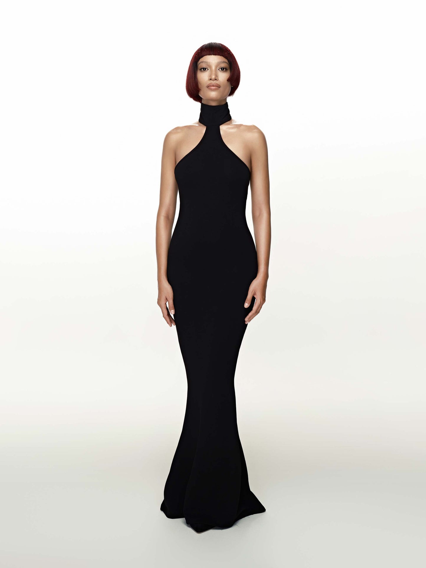 TURTLENECK LONG DRESS