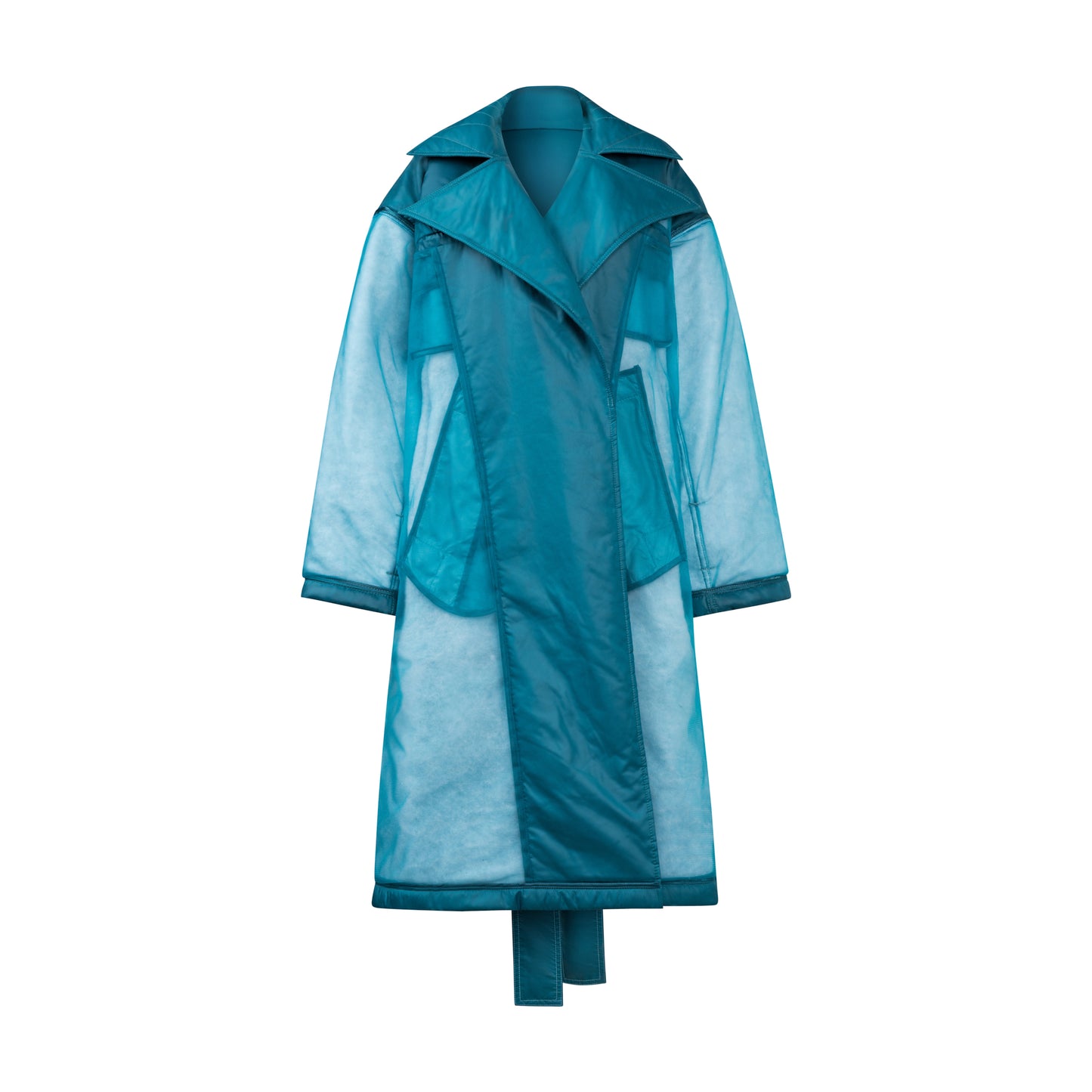 CYAN BLUE OVERCOAT