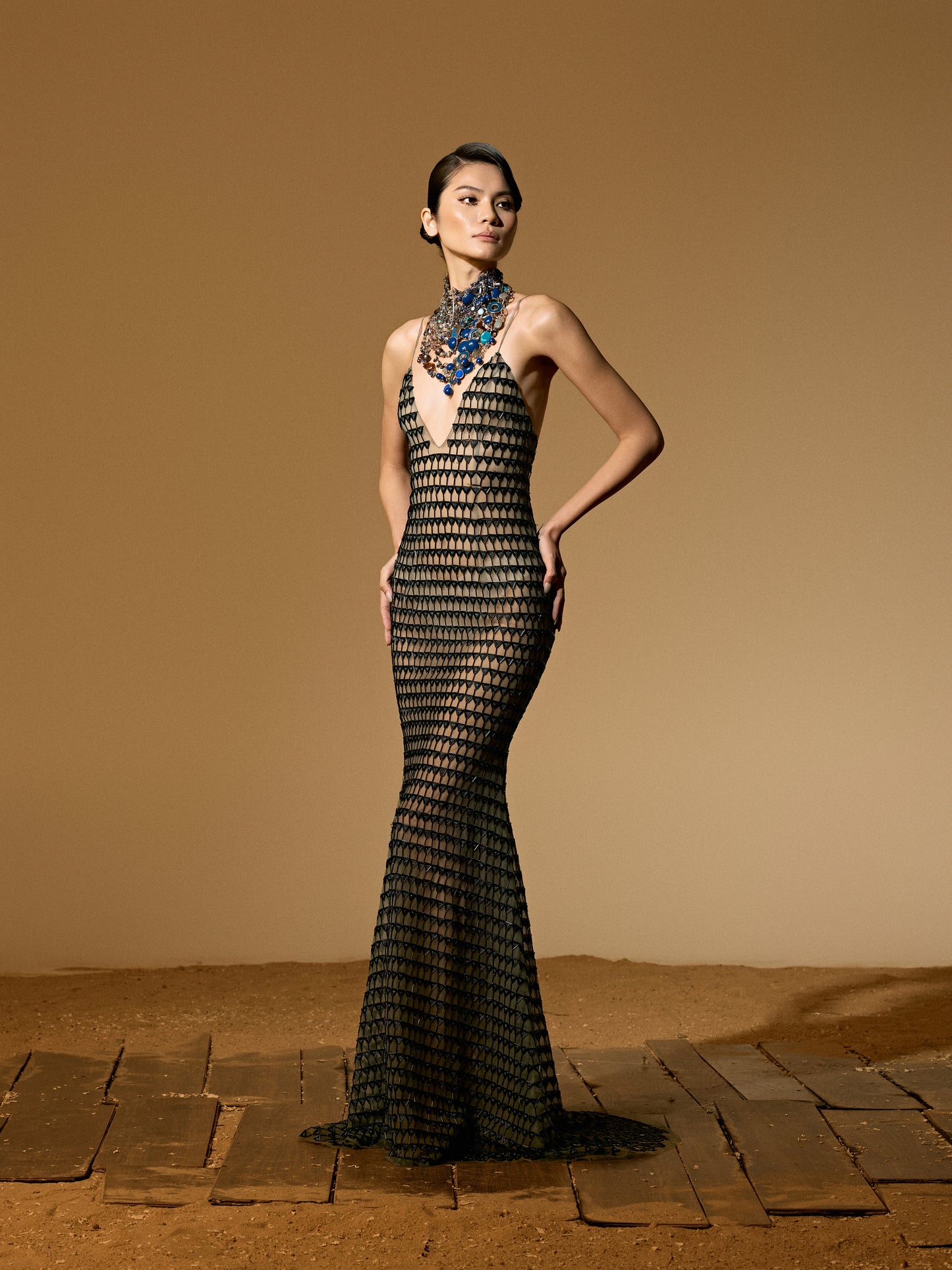 THE IRON PEACOCK GOWN